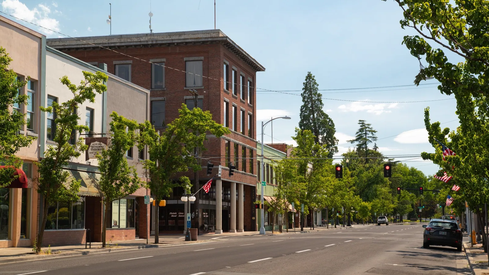 Main street in downtown Medford Main street in downtown Medford